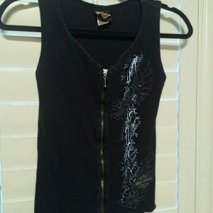 Harley Davidson zip front tank